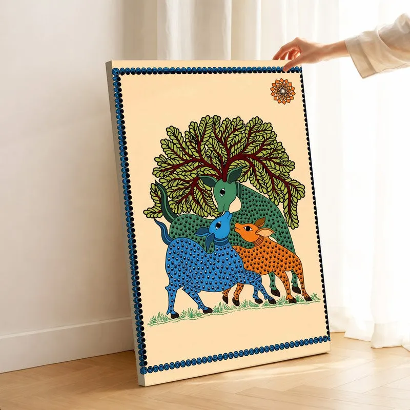 Forest Deer Canvas Wall Art & Paintings media 1