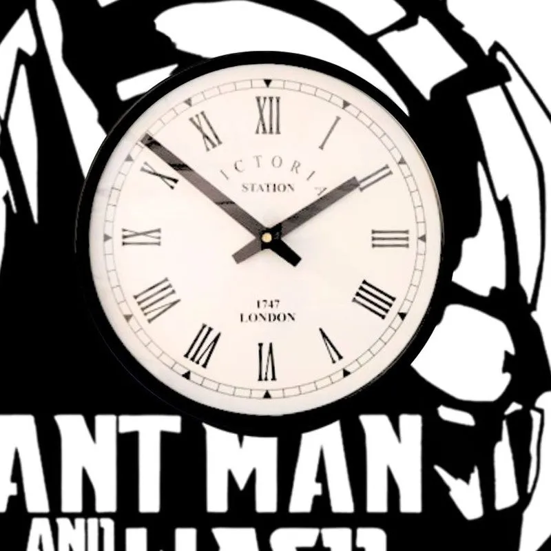 Ant Man Steel Analog Wall Clock - Black media 5