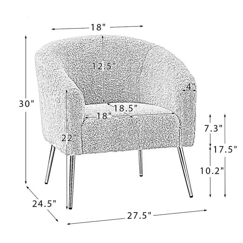Stylo Neem Wood Accent Chair - Beige media 9