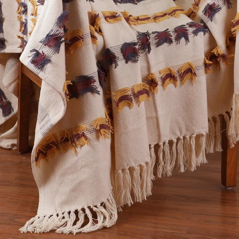 Threaded Harmony Cotton Throw media 3