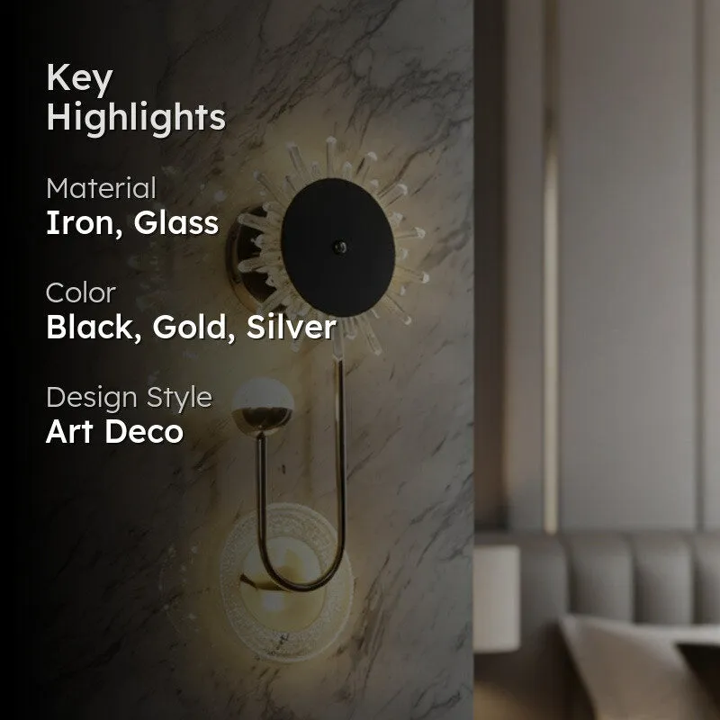 Fleura Iron Wall Lamp media 2