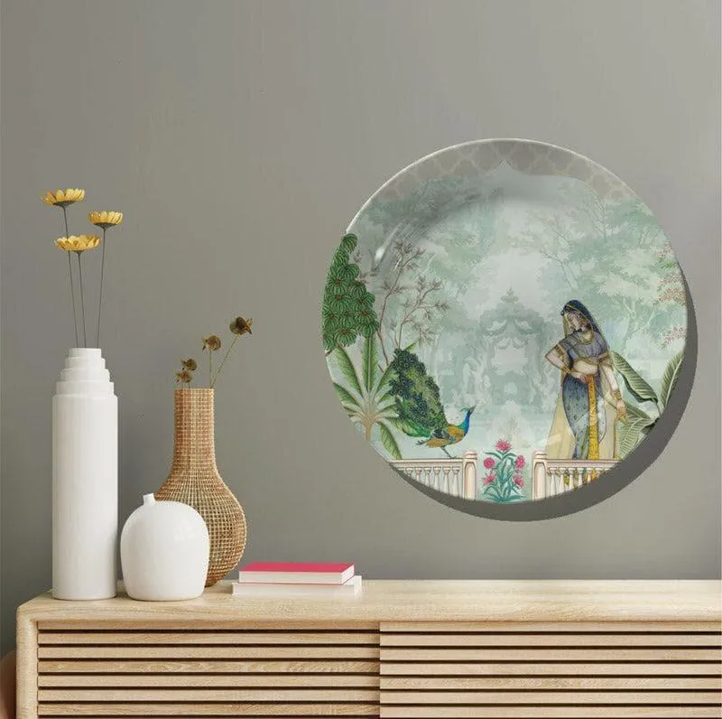 Rajasthani Lady Dancing Wall Plate media 7