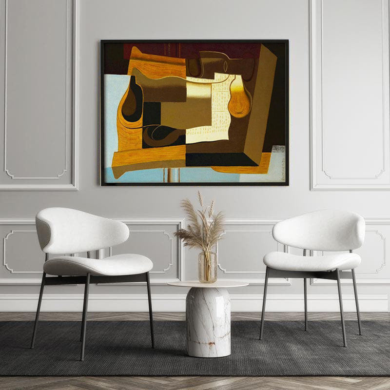 Le Broc Canvas Painting By Juan Gris - Black Frame media 5