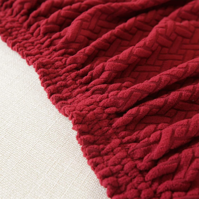 Univa Fleece Sofa Cover - Maroon media 8