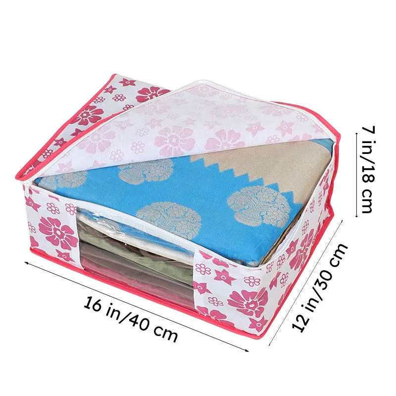 Aura Floral Saree Cover - Set Of Six media 7