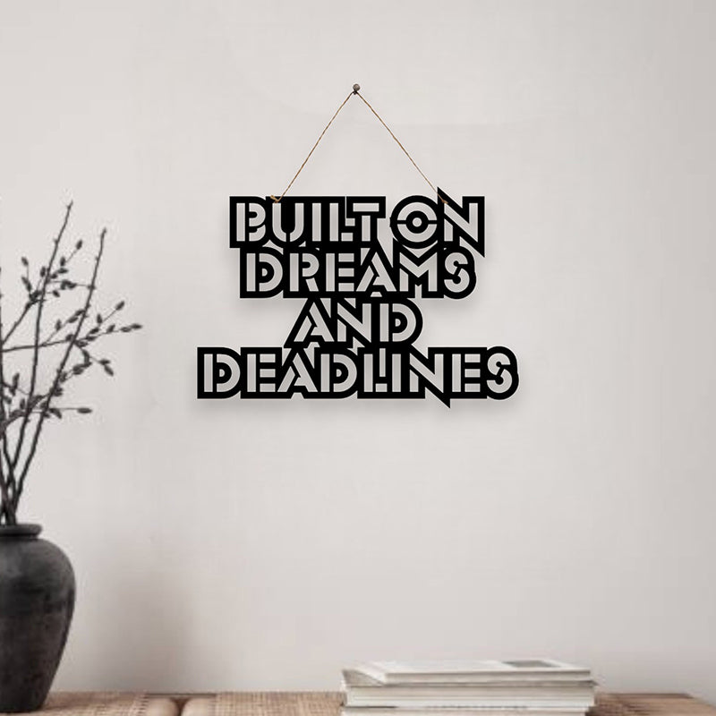 Dreams & Deadliness Mild Steel Wall Accent