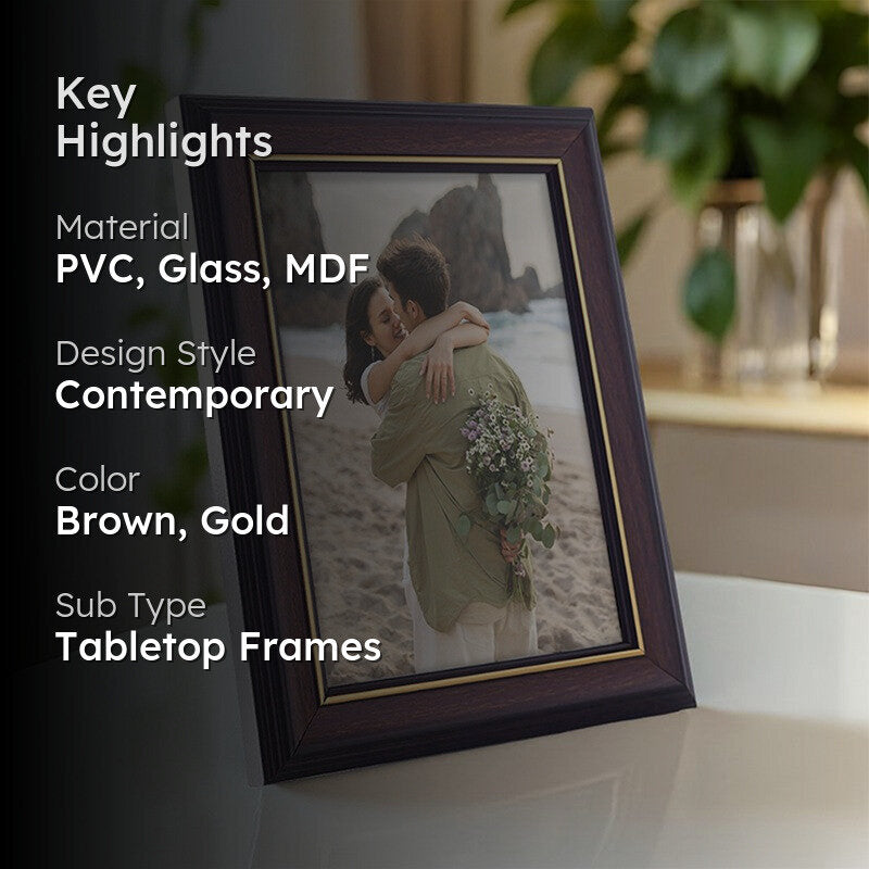 Norva Table MDF & Glass Photo Frame media 2