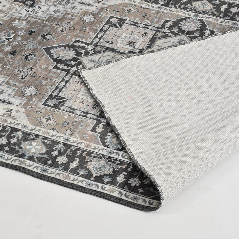 Lysandra Velvet Rectangle Anti-Skid Carpet media 4
