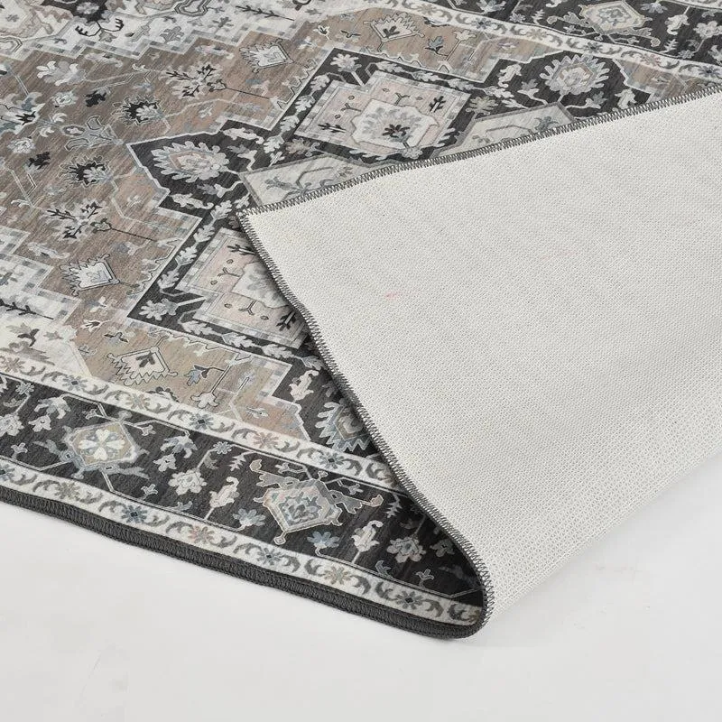 Lysandra Velvet Rectangle Anti-Skid Carpet media 4