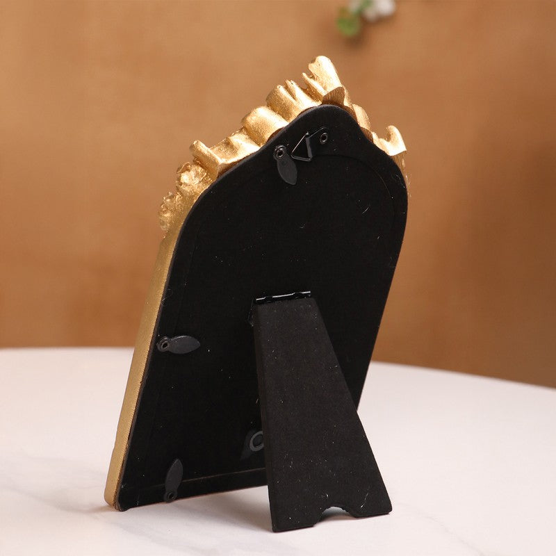 Golden Twirl Resin Photo Frame media 5