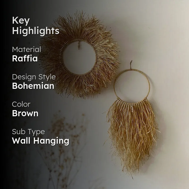 Emberly Raffia Wall Accent media 2