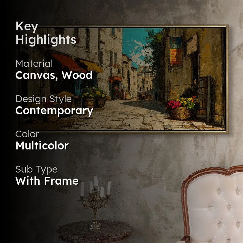 Plentia Canvas Wall Painting With Frame media 2