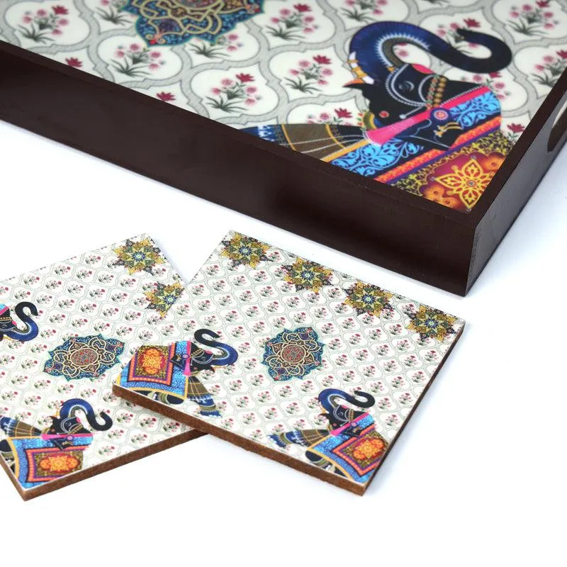Mughal Serenade Serving Tray media 4