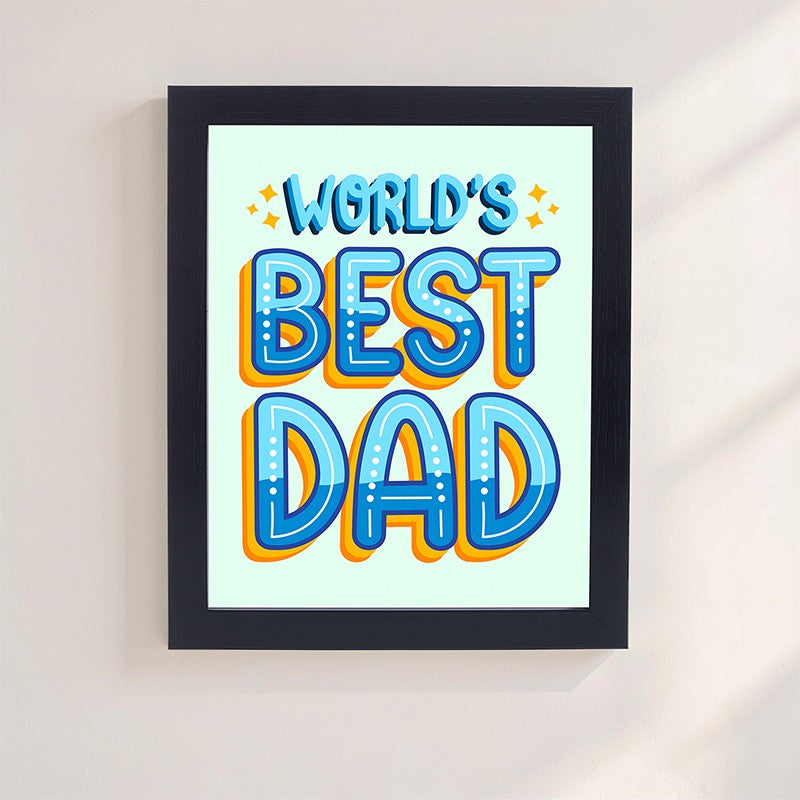 Worlds Best Dad Wall Art media 6