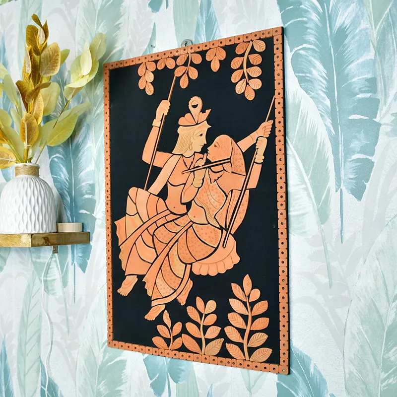 Jhulan Embrace Terracotta Wall Art media 6