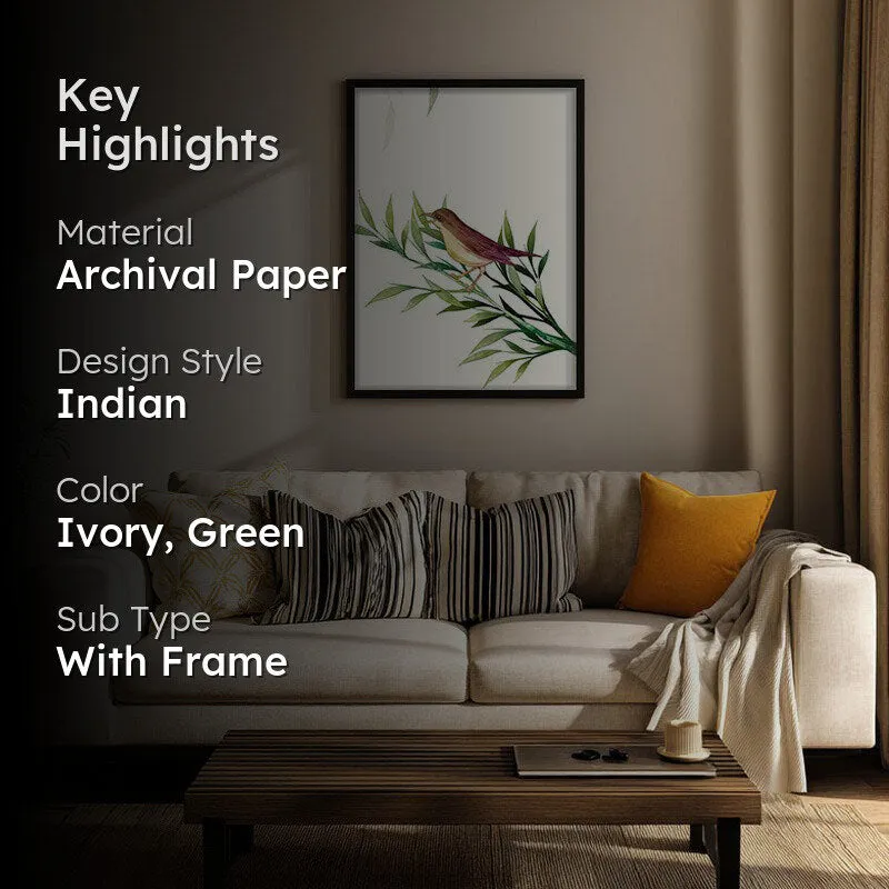Wing & Willow Botanical Archival Paper Wall Art With Frame media 2
