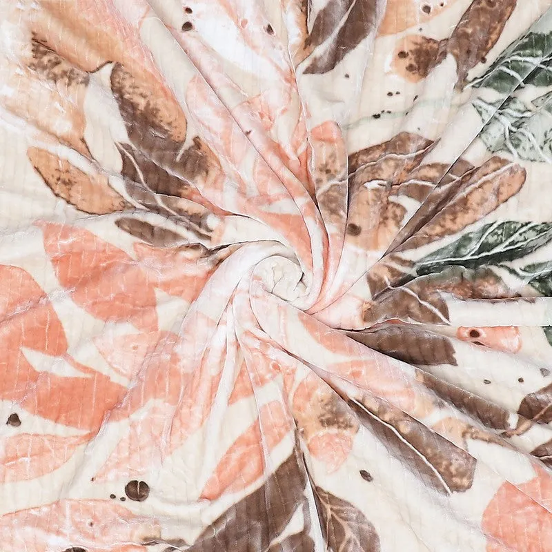 Monte Carlo Blossom Dreamscape Blanket (Beige) - 900 GSM media 7