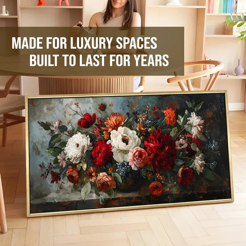 Baroque Garden Canvas Wall Painting With Frame media 5