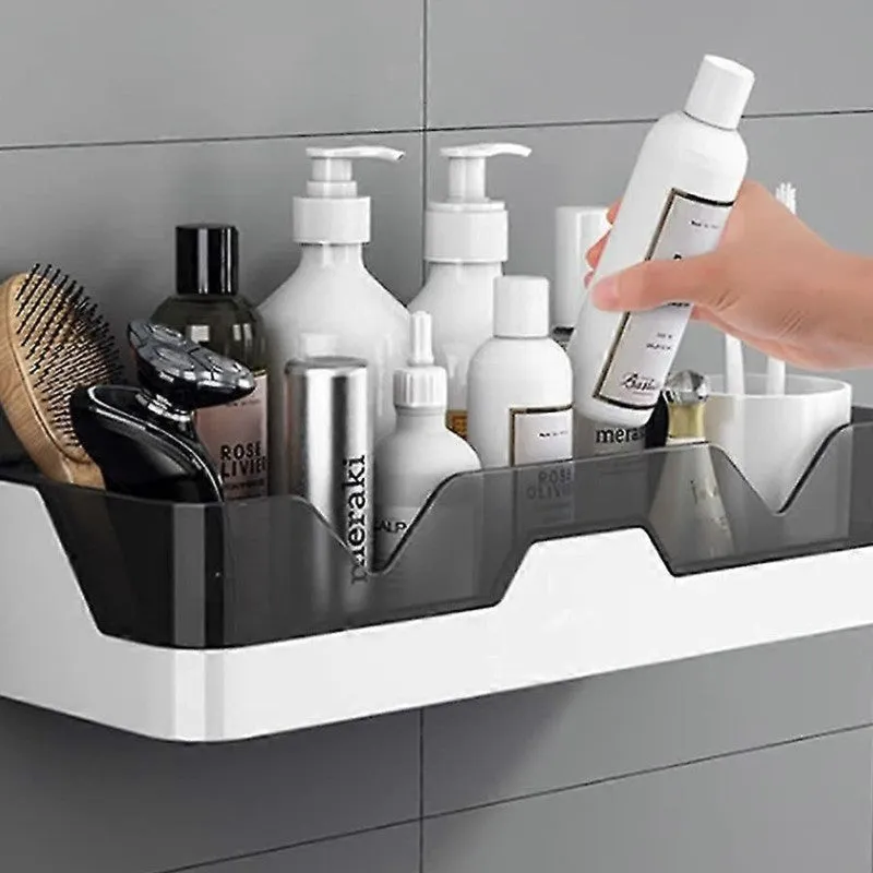 Self (Adhesive Plastic Bathroom Racks) - Set Of Two media 4