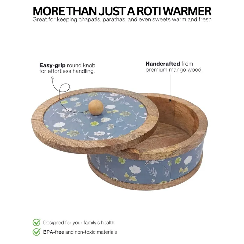Rasva III Wood Roti Box - Blue media 5