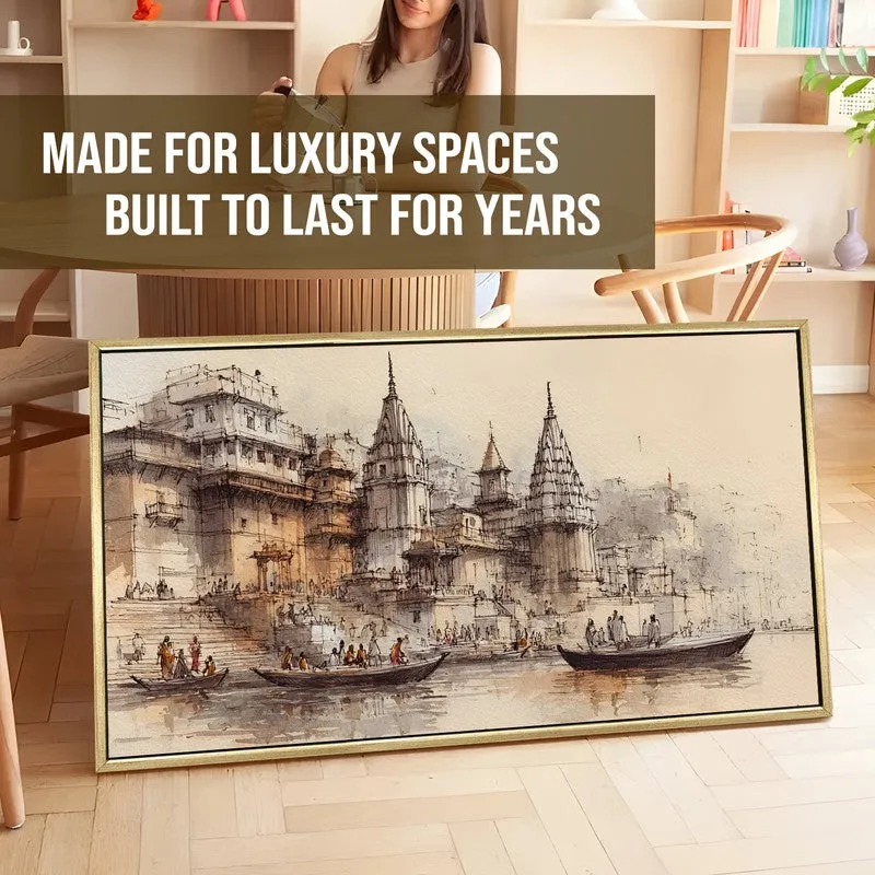 Boats in the Golden Calm Wall Art media 5