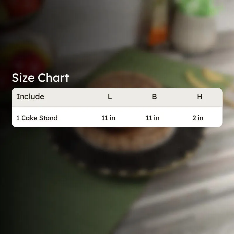 Cavallo Marble Cake Stand - Black media 7