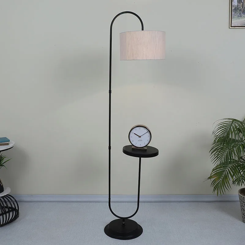 Lucciola Solid Arched Metal Floor Lamp - White media 2