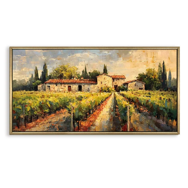 Golden Bloom European Cottage Wall Art media 4