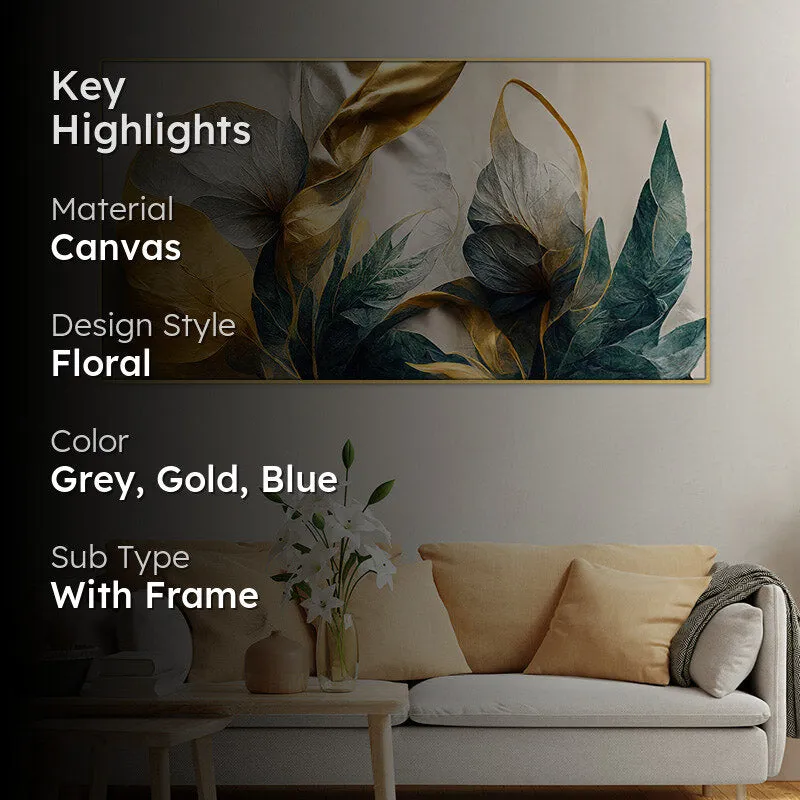 Abstract Cora Canvas Wall Painting media 2