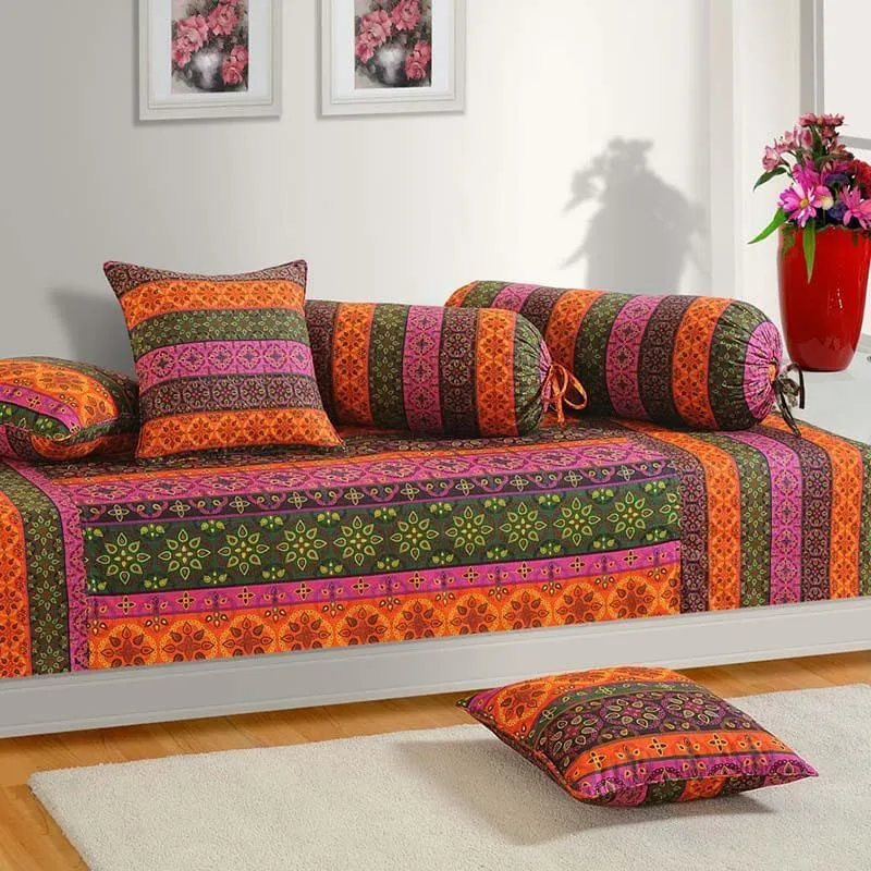 Swayam Burst of Colour Diwan Set media 1