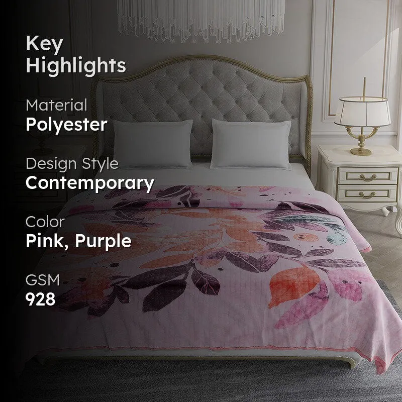 Monte Carlo Petal Dreamscape Blanket - 928 GSM media 2