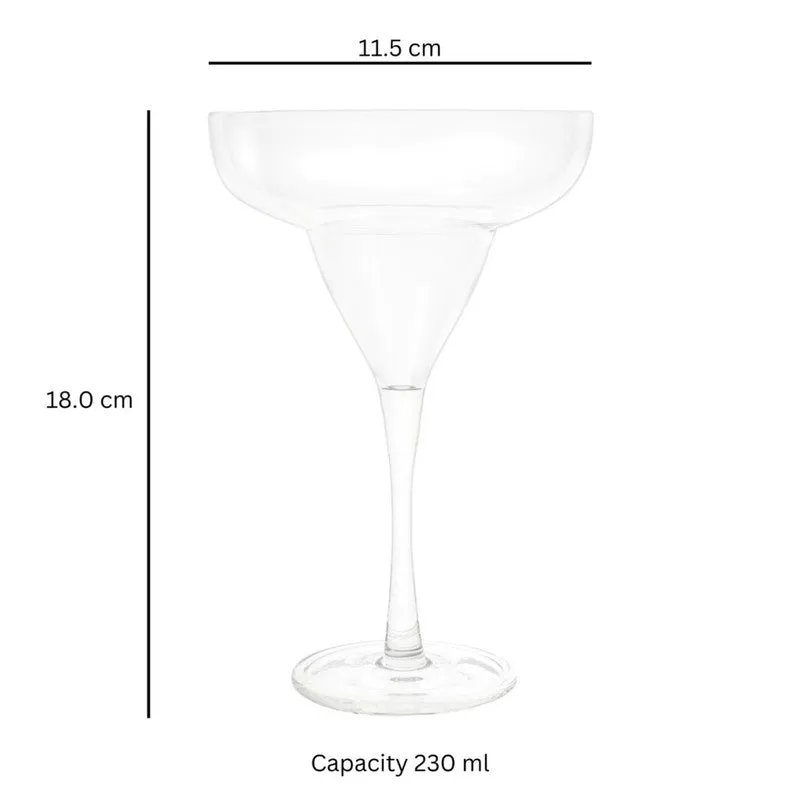 Ruby Charm Martini Glasses(230 mL) - Set Of Four media 6