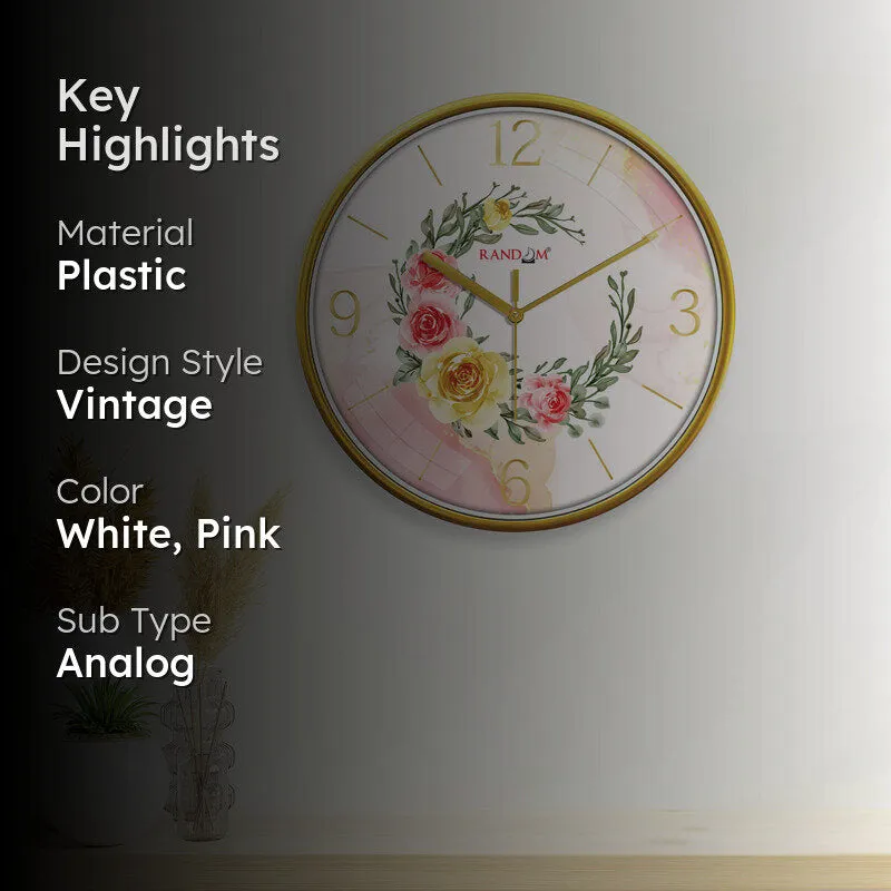 Driel Floral Wall Clock media 2