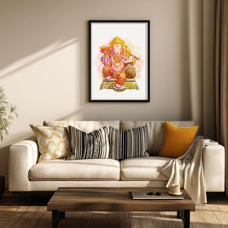 Sri Vigneshwara Archival Paper Wall Art With Frame