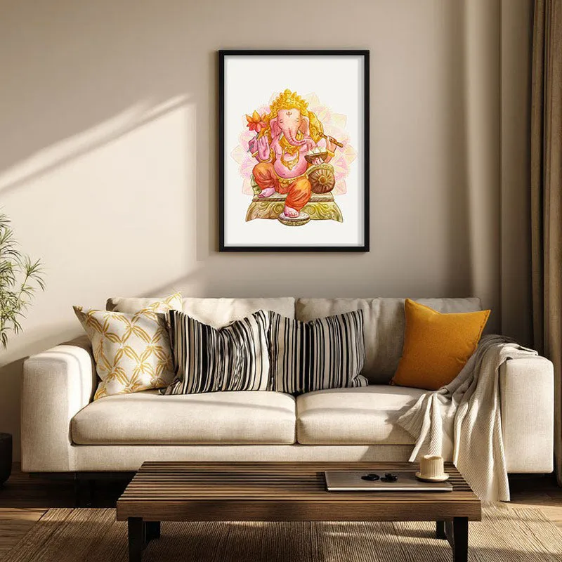 Sri Vigneshwara Archival Paper Wall Art With Frame media 1