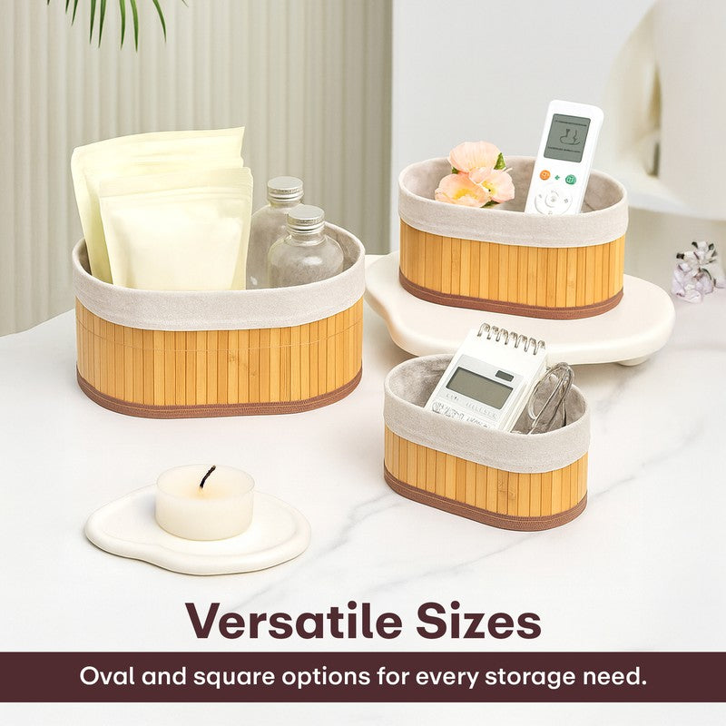 Rioware Calm Form Brown Desk Organiser - Set Of Three media 4