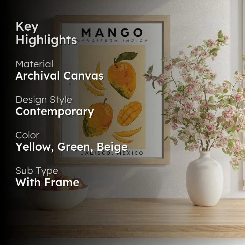 MangoFarm Archival Canvas Wall Art - Brown media 2