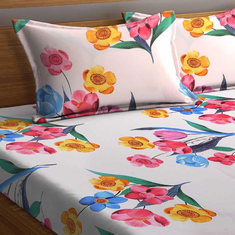 Avisa Printed Microfiber Bedsheet - 130 GSM media 4