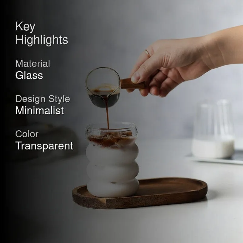 Transparent Glass Tumbler for Hot & Cold Beverages media 2