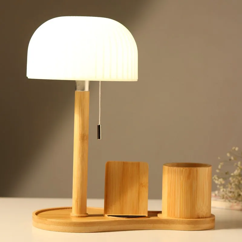 Kairo Halo Table Lamp - Beige,White media 1