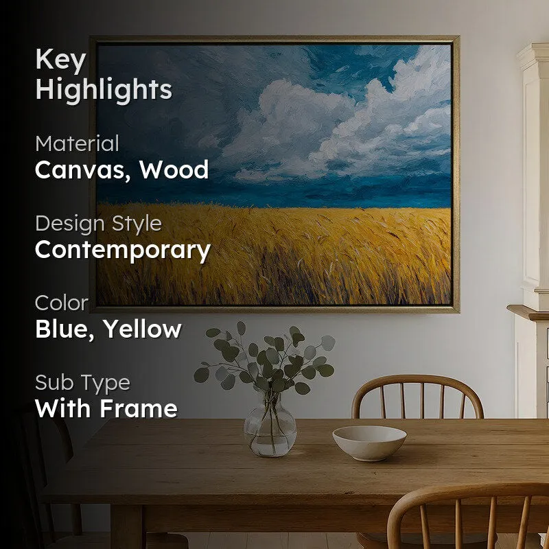 Thunderfield Canvas Wall Painting With Frame media 2