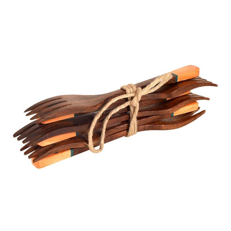 Veda Wooden Fork - Set Of Six image 4