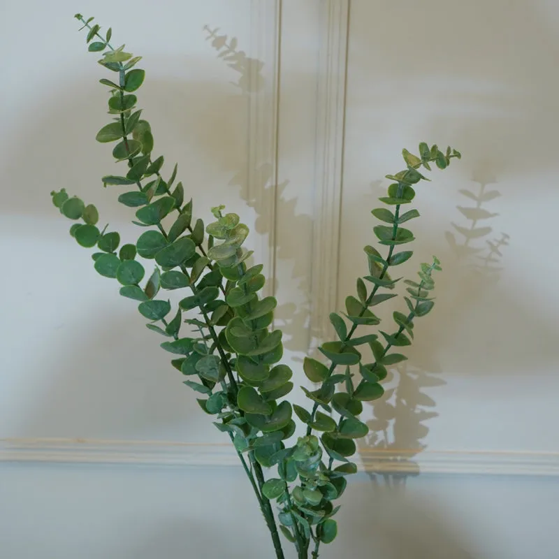 Faux Green Eucalyptus Flower Stick (30 CM) - Set Of Two media 4