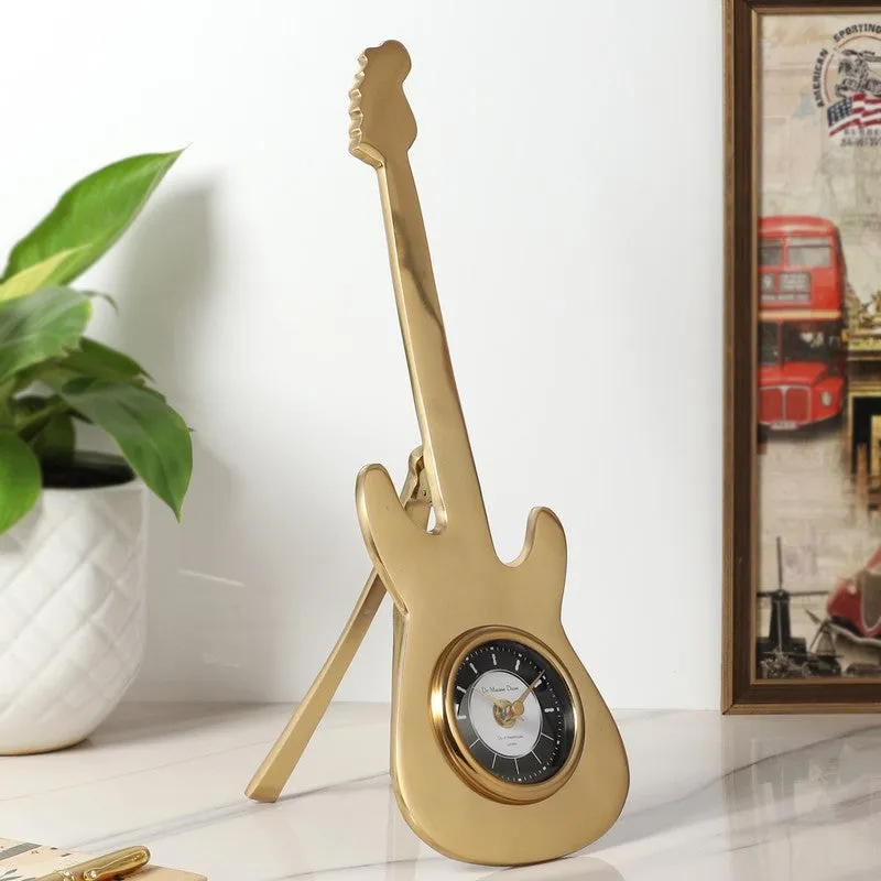 Encore Table Clock - Gold media 1