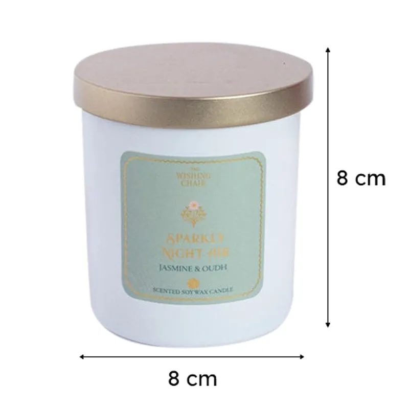 Royal Attar Jasmine & Oudh Scented Soy Wax Candle media 7