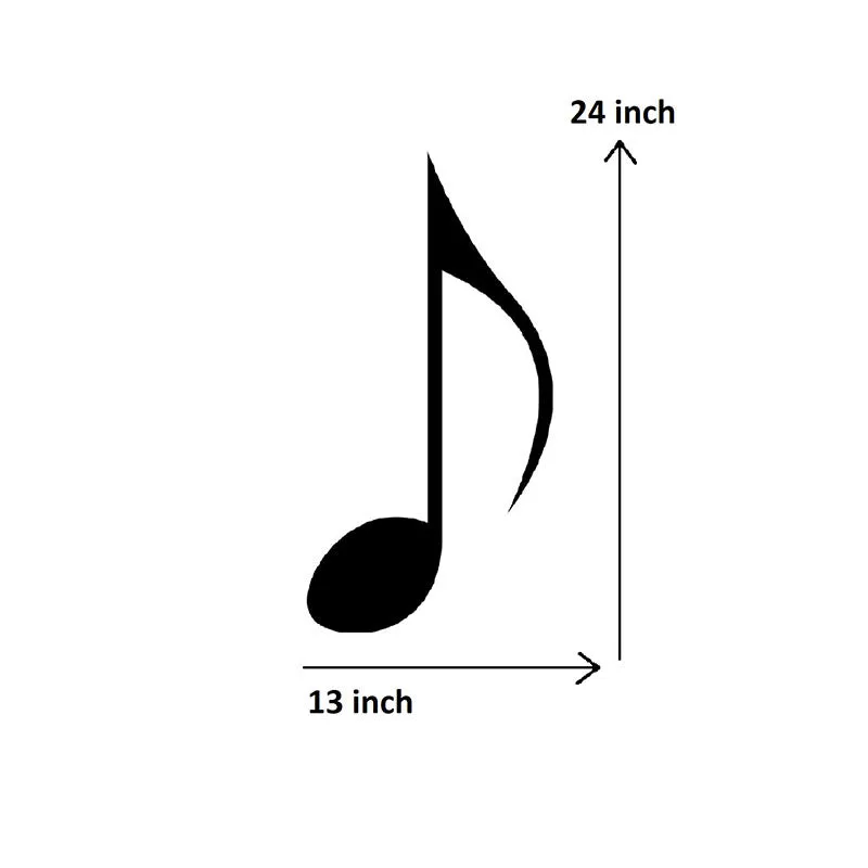 Musical Melody Black Iron Wall Accent media 5