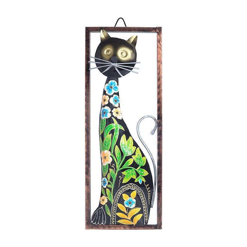 Purrr Bloom Handpainted Metal Wall Accent media 3