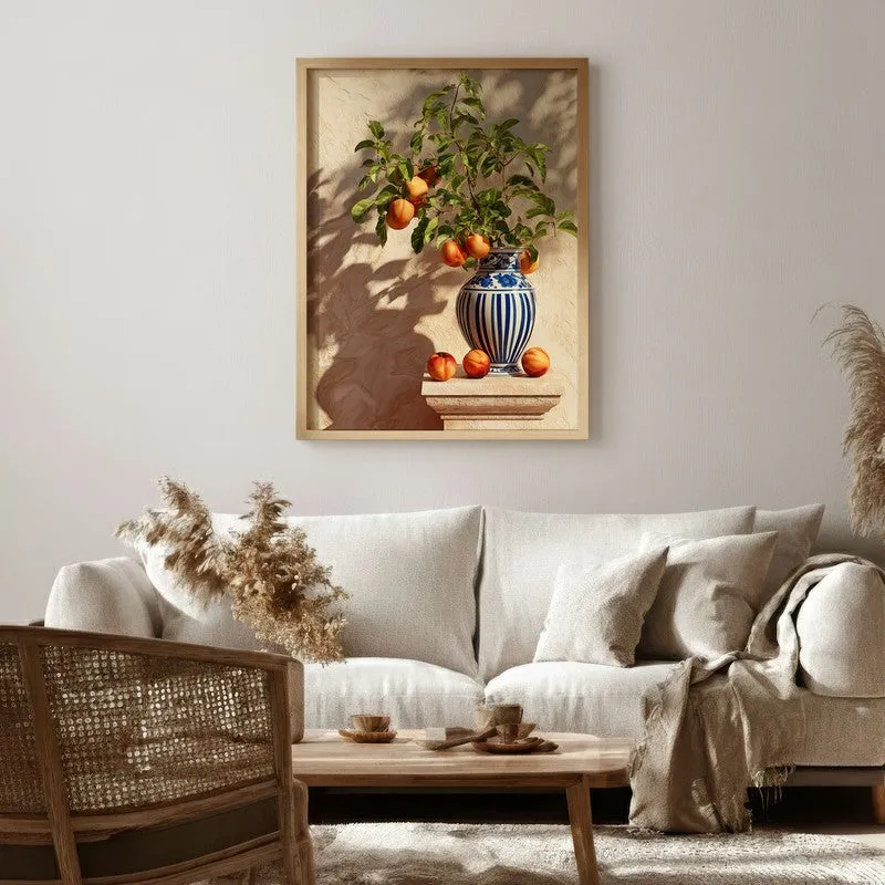 Maribel Canvas Wall Painting With Brown Frame media 6