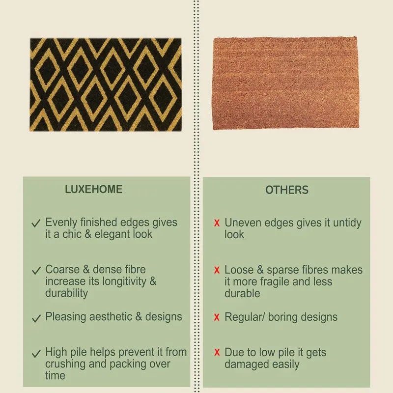 Diamond Craft Coir Door Mats - Brown media 7