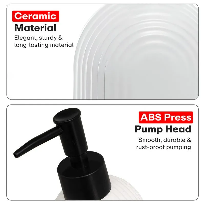 Rioware CalmCurve Liquid Soap Dispenser (300 ML) - White media 6